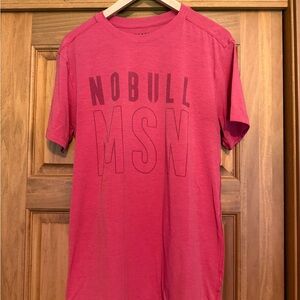 NOBULL Men's Bold Red Short Sleeve Tee